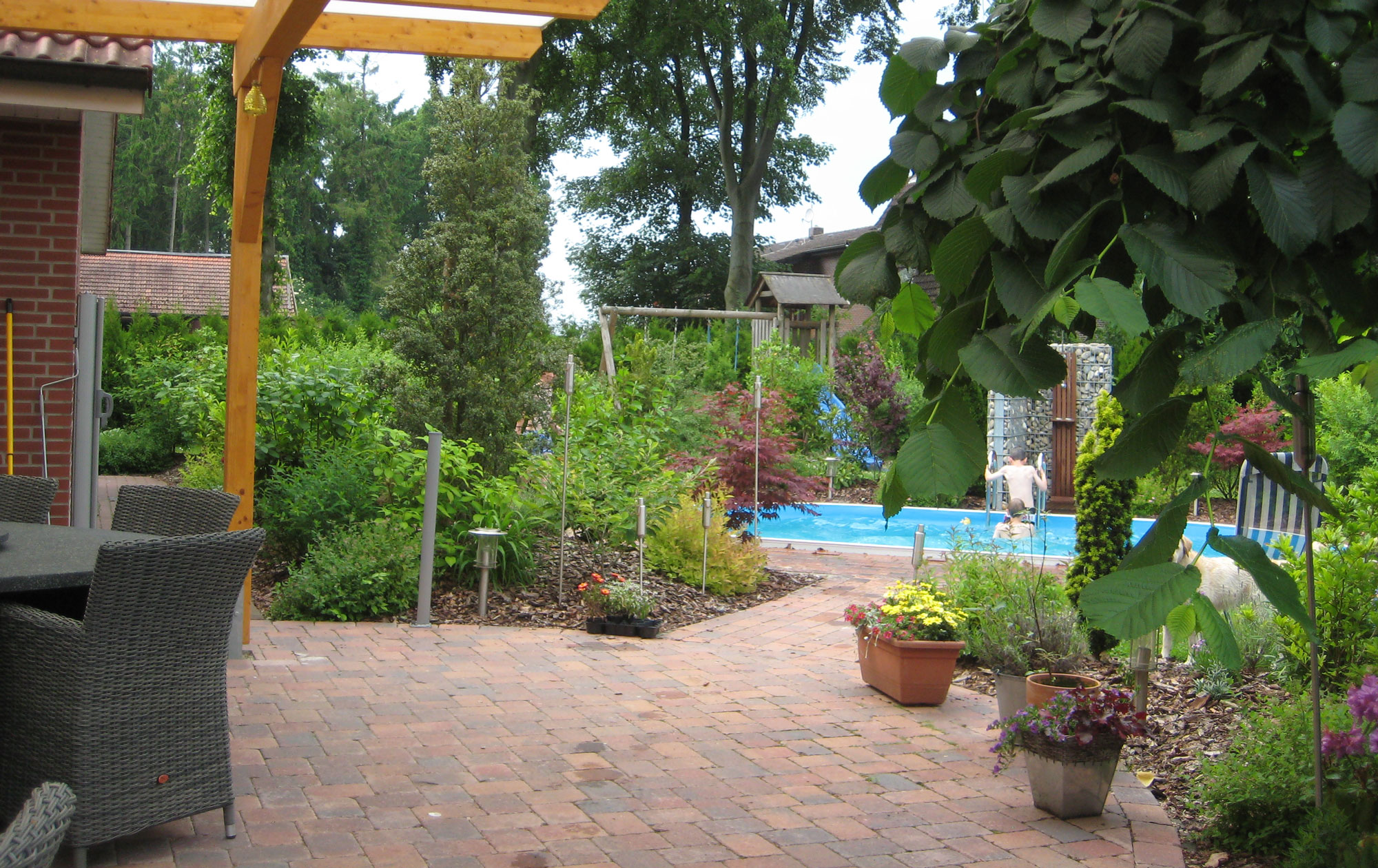 Garten mit Pool